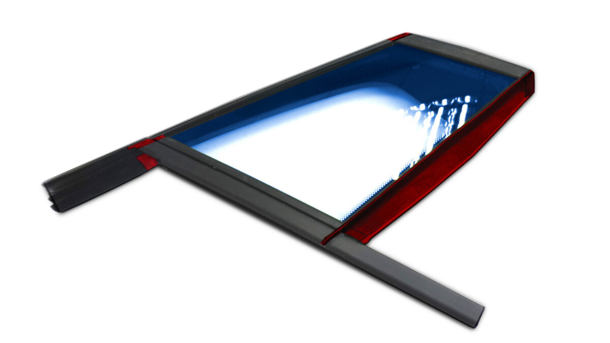 TPE für Gummihaftung in Kombination mit Glasumspritzung