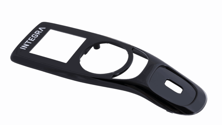 2K Display schwarz und transparent überspritzt