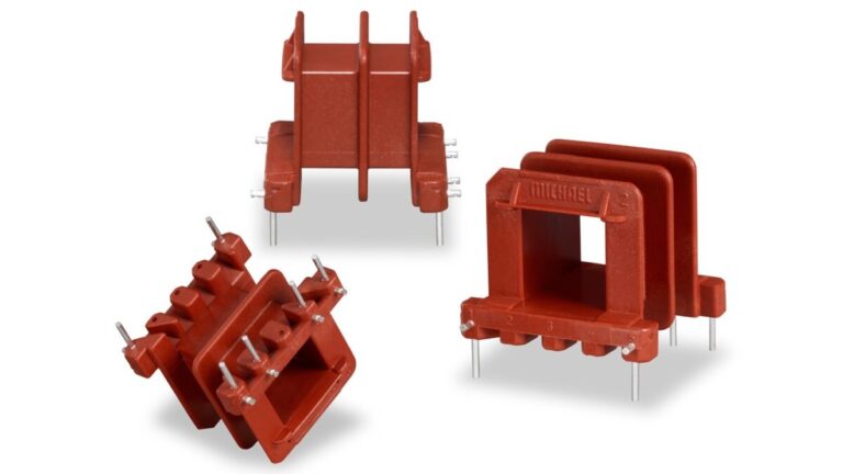 Spulenkörper mit eingespritzten Stiften