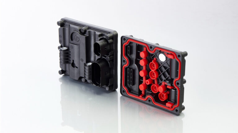 2-Komponenten-Gehäuse mit Silikon (in einem Werkzeug hergestellt)