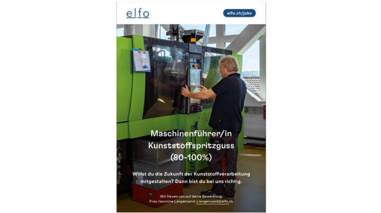 Maschinenführer/in Kunststoffspritzguss