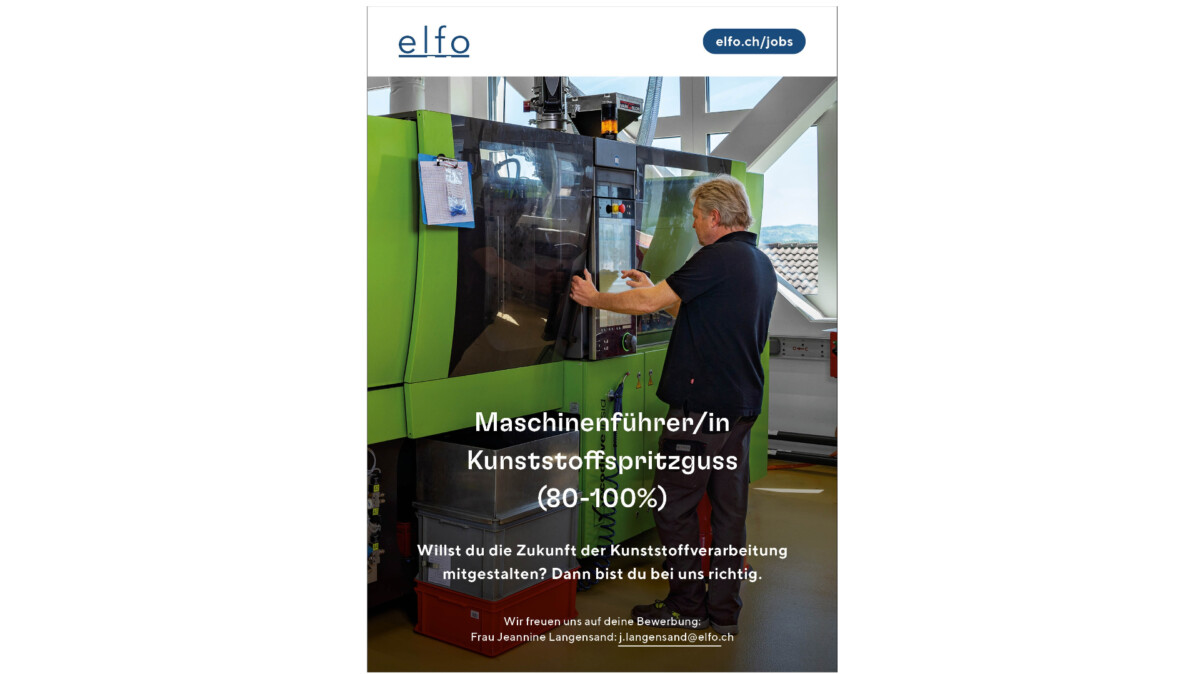Maschinenführer/in Kunststoffspritzguss