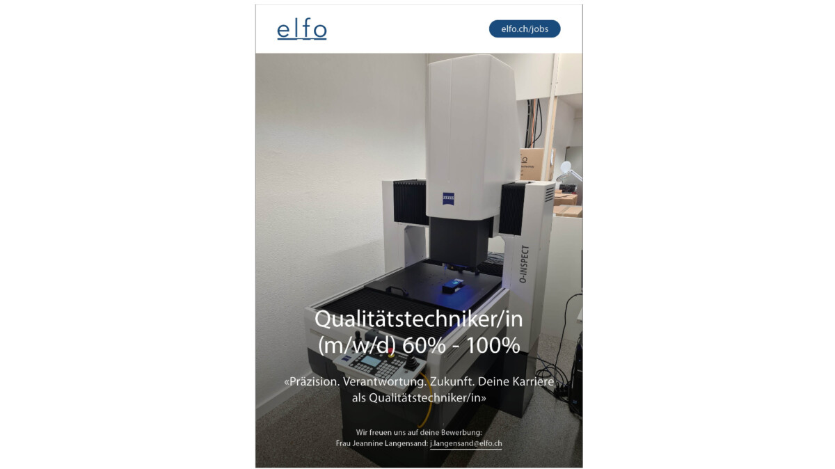 Qualitätstechniker/in