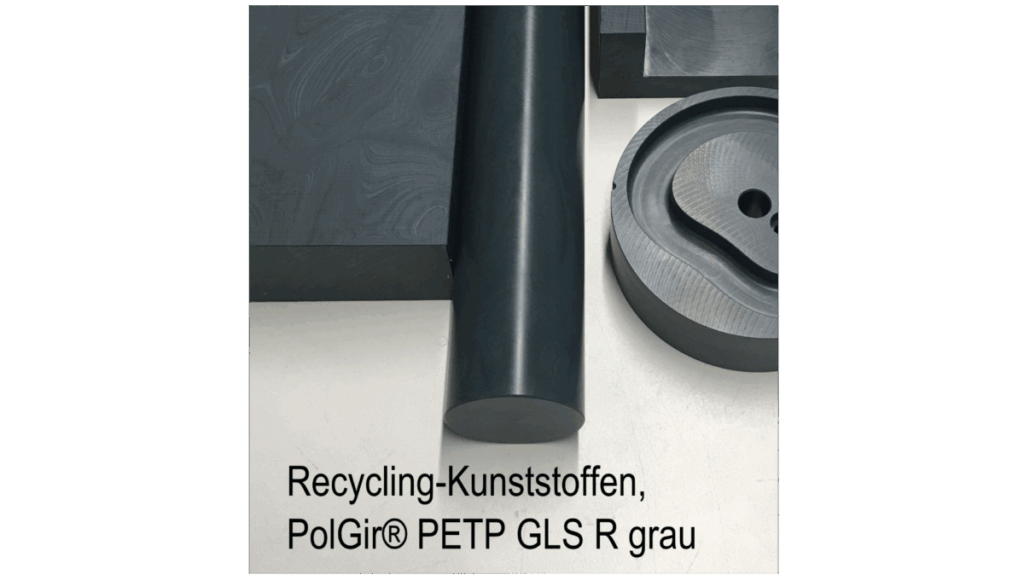 Recycling-Kunststoffen, PolyGir® PETP GLS R grau