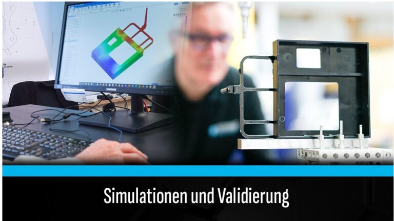 Simulation für Füllstudien, thermische Werkzeugberechnung, Stressanalyse