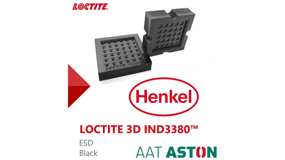 Loctite 3D IND3380 – ESD-fähiges 3D-Druck-Harz von Henkel