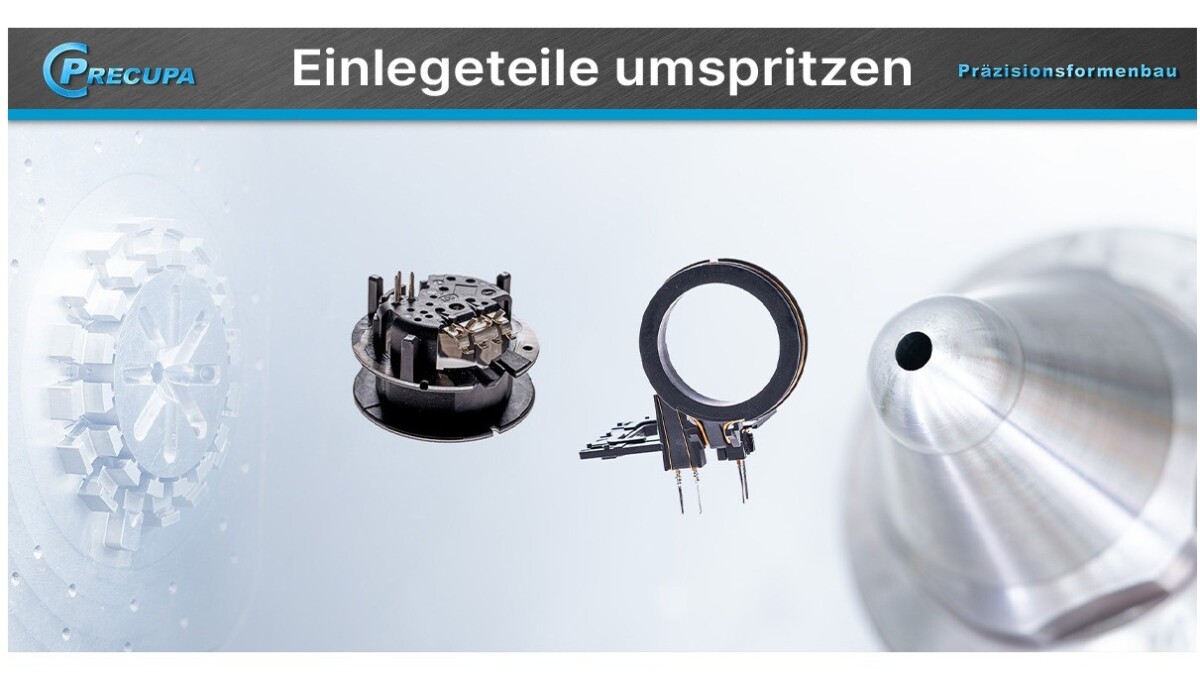 Umspritzwerkzeuge, Umspritzen von Einlegern, Elektronikbauteilen, E-Motoren