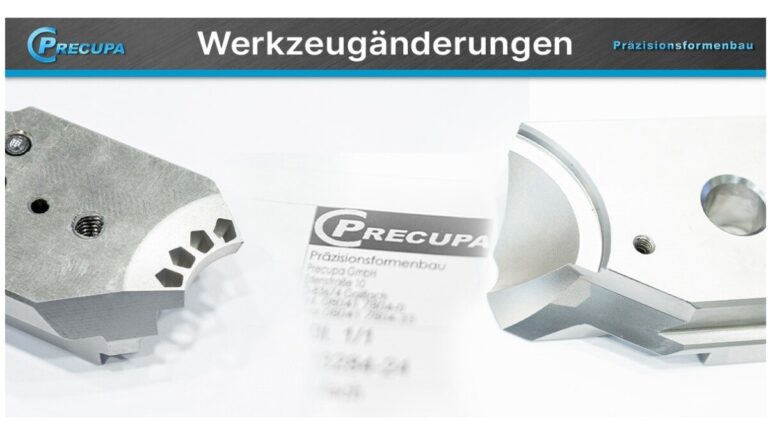 Werkzeugänderung, Werkzeuganpassung, Werkzeugreparatur