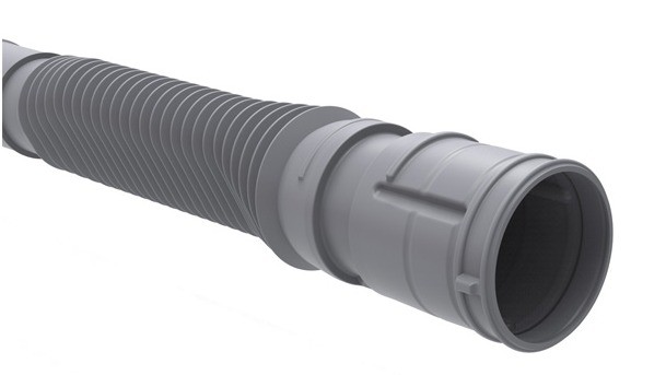 Wellrohre mit geometrischen Übergängen