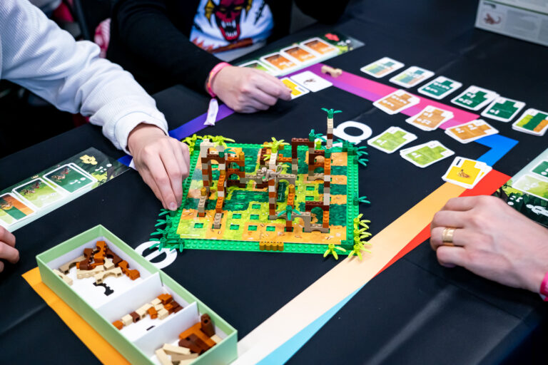 Picture from Board Gaming Zone of people playing