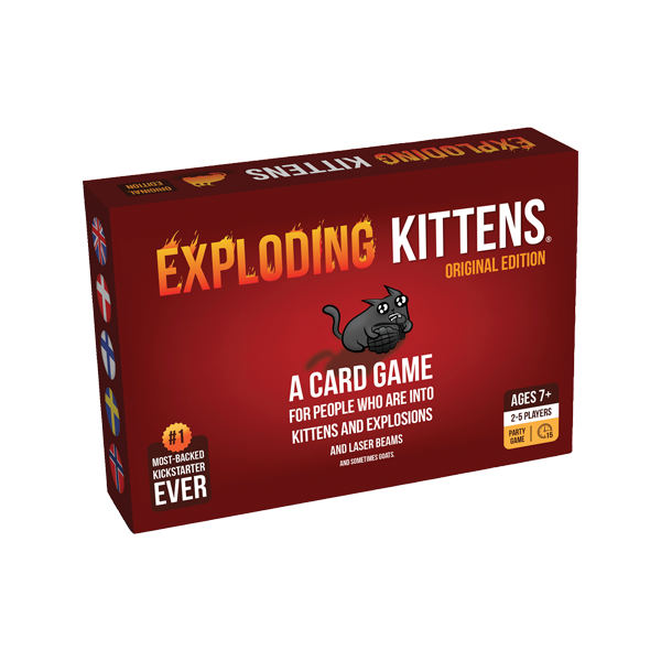 Exploding Kittens game box