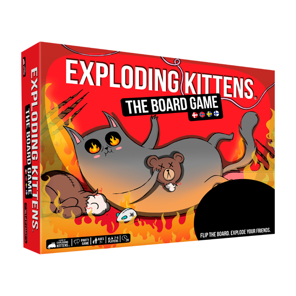 Exploding Kittens boardgame box