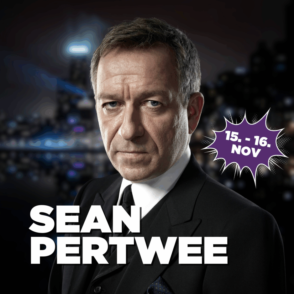 Portait of Sean Pertwee from his role as Alfred from the Gotham series.