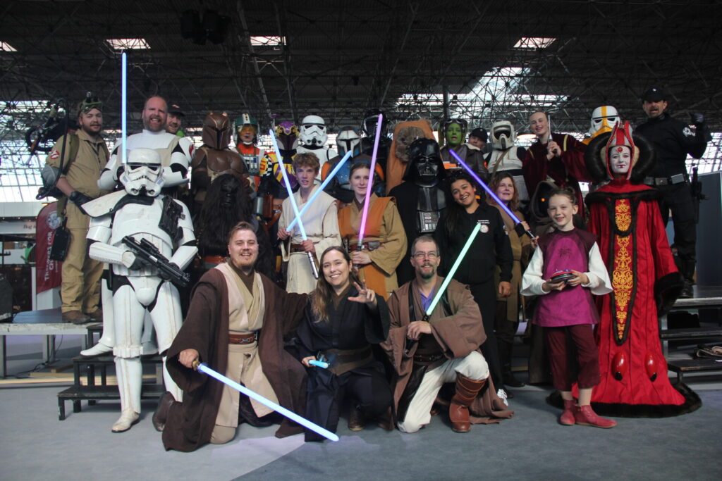 Group photo of Troopers for Charity