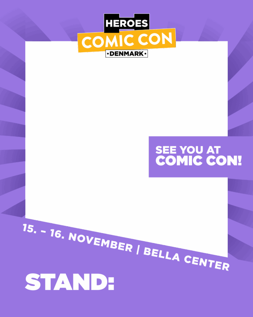 Vi ses på Comic Con Instagram post ramme