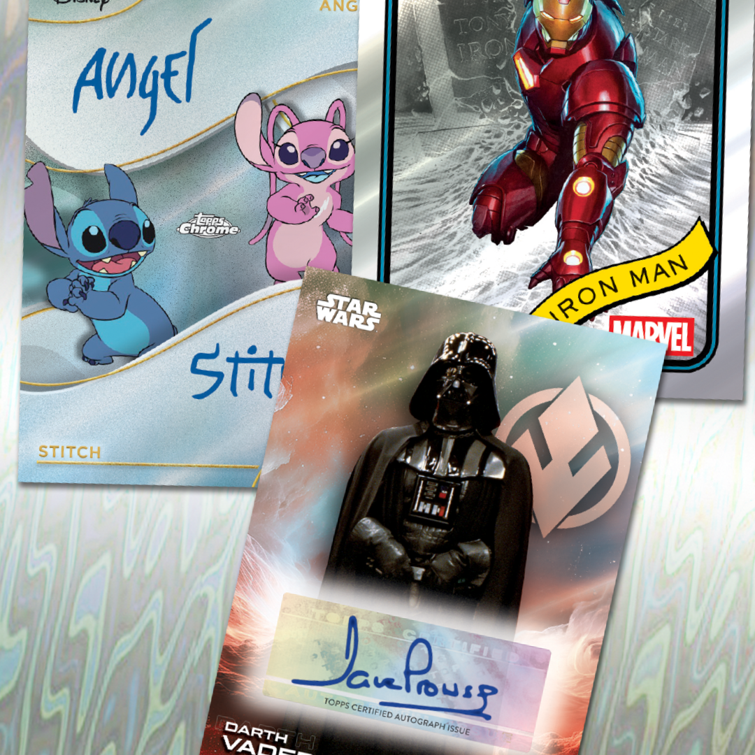 Three Topps chrome cards