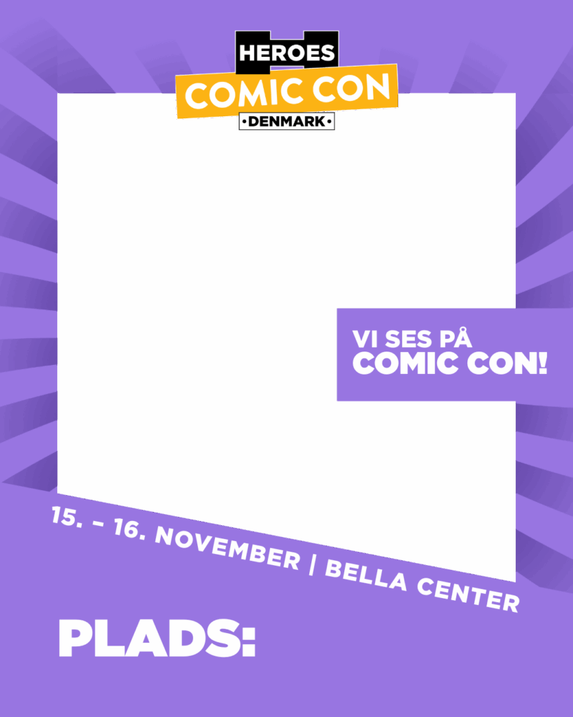 Vi ses på Comic Con Instagram post ramme