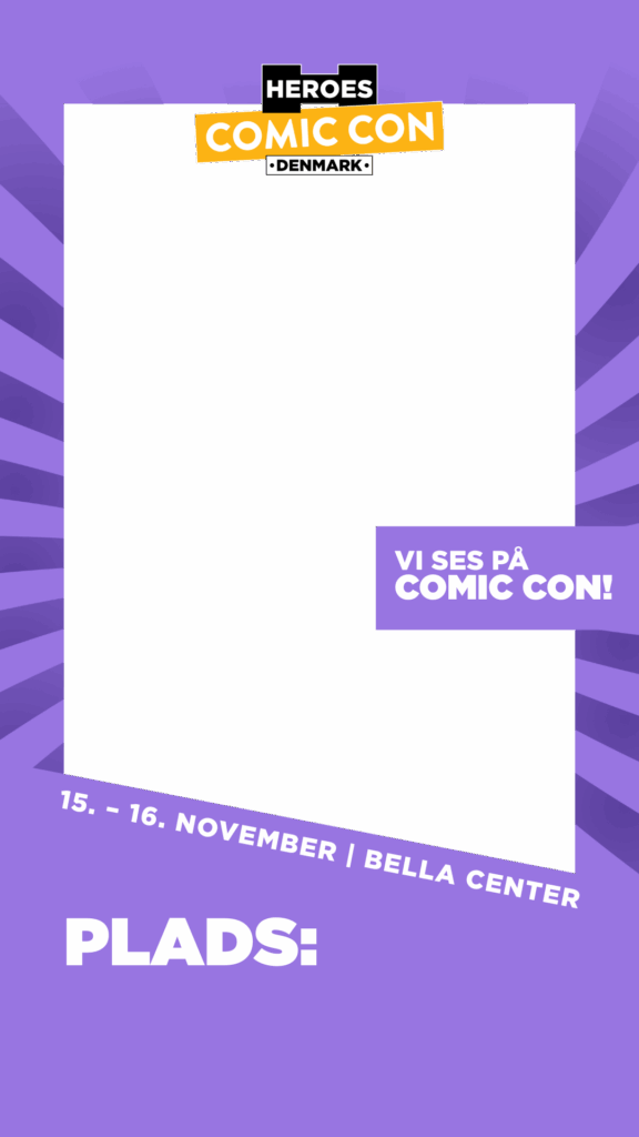 Vi ses på Comic Con Instagram post ramme