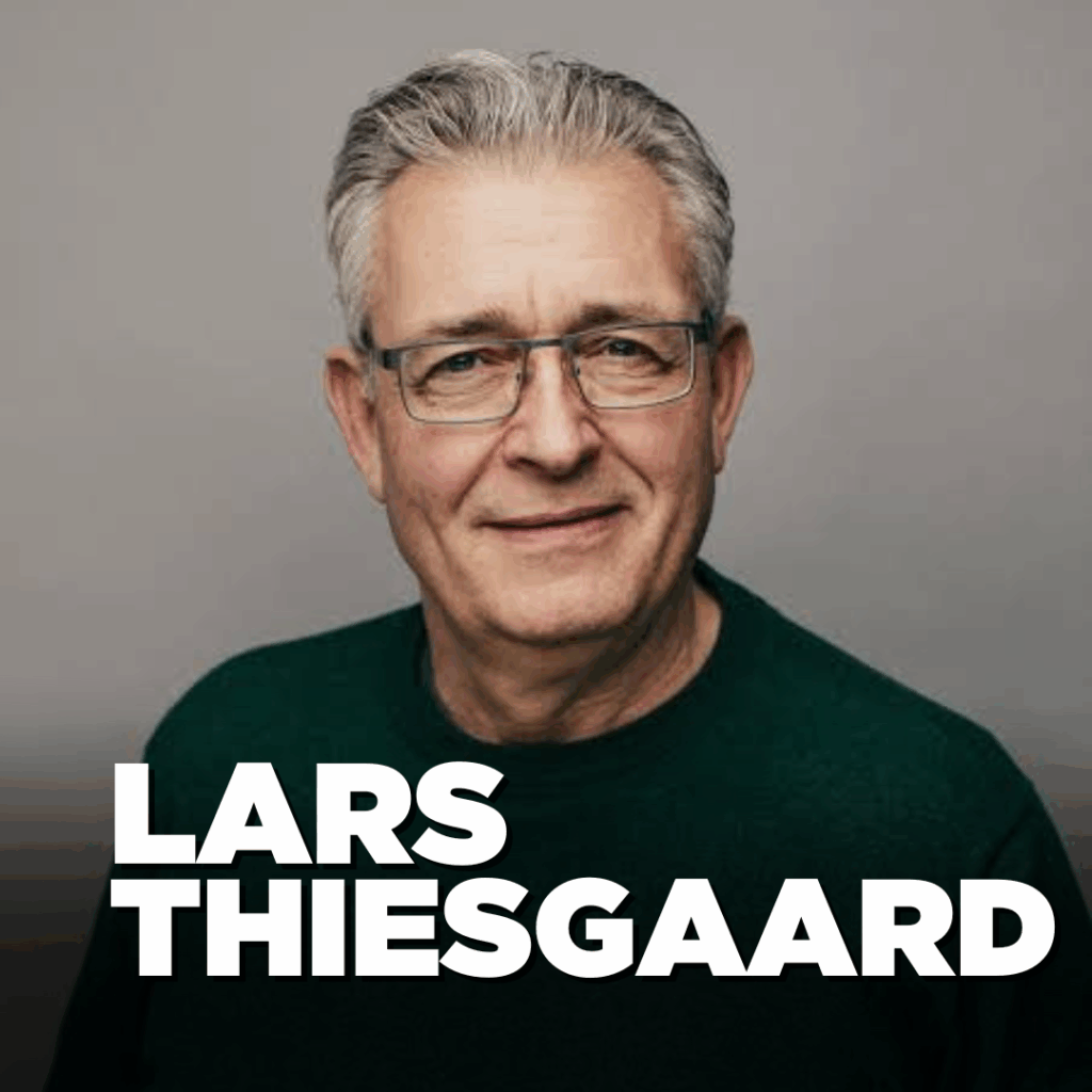 Portrait of Danish voice actor Lars Thiesgaard