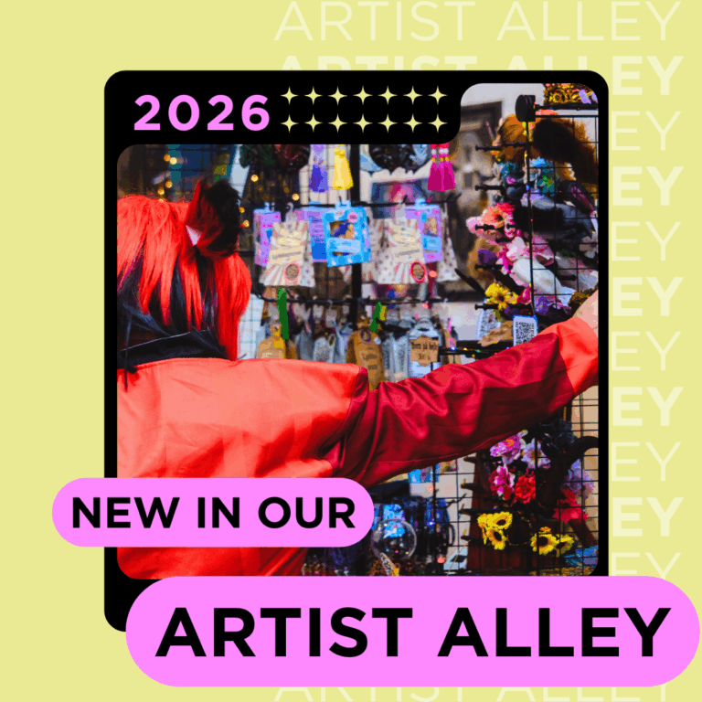 Header image for Artist Alley Updates 2026