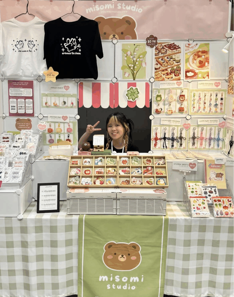 Promotional image for the booth of Misomi Studio