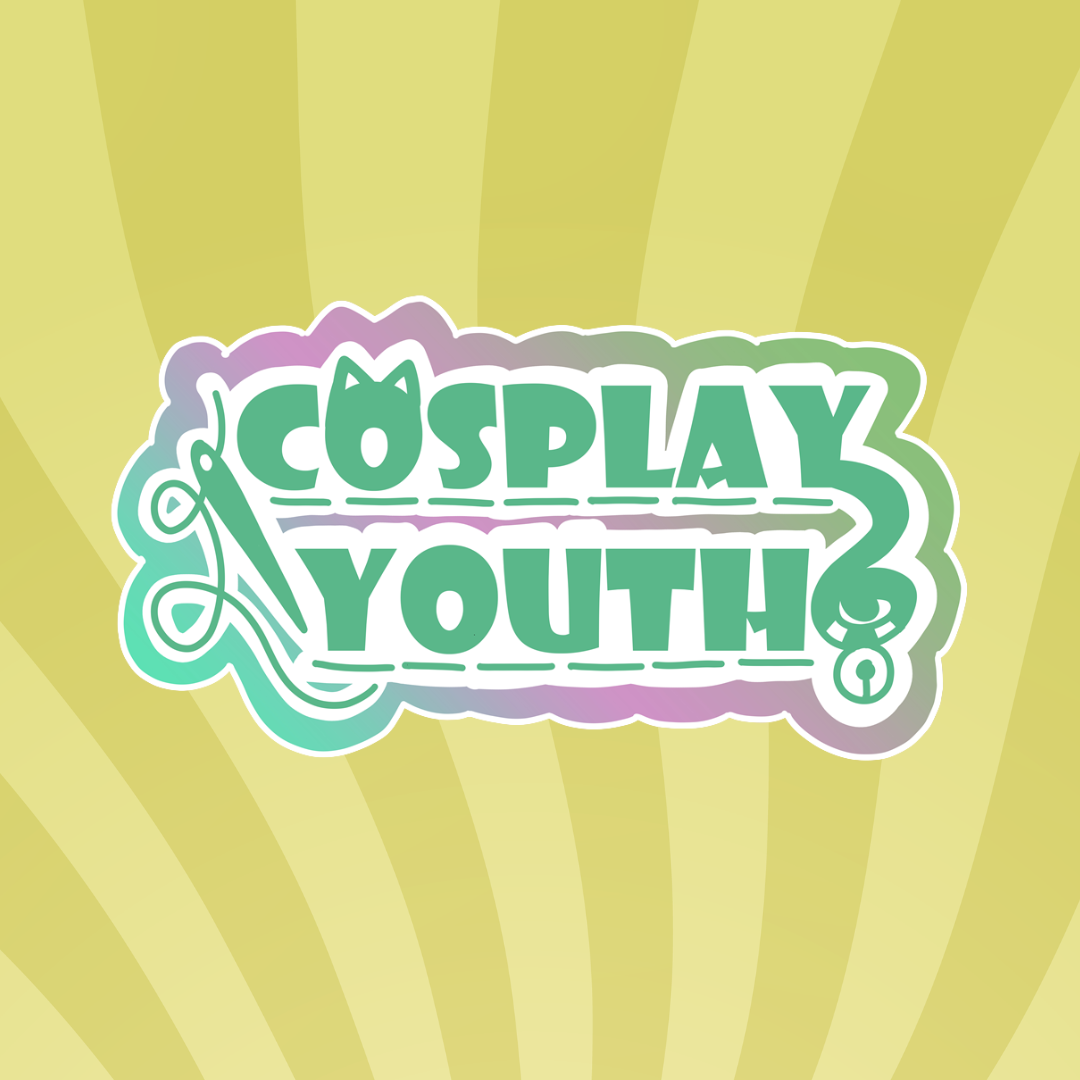 Cosplay Youth logo against yellow background