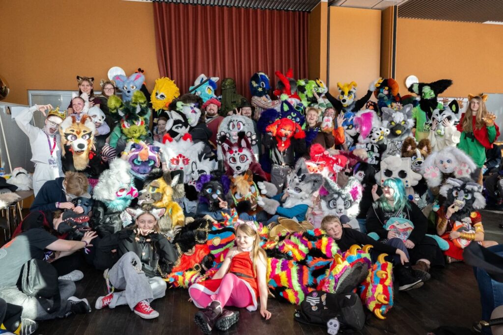 Image of furries at a meetup