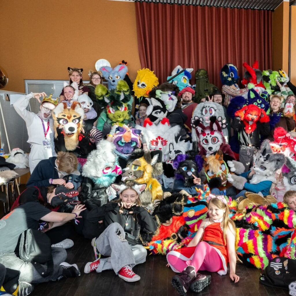 Image of furries at a meetup
