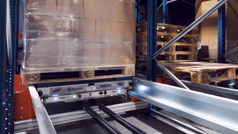 Automatisches Paletten Shuttle – Q-Block