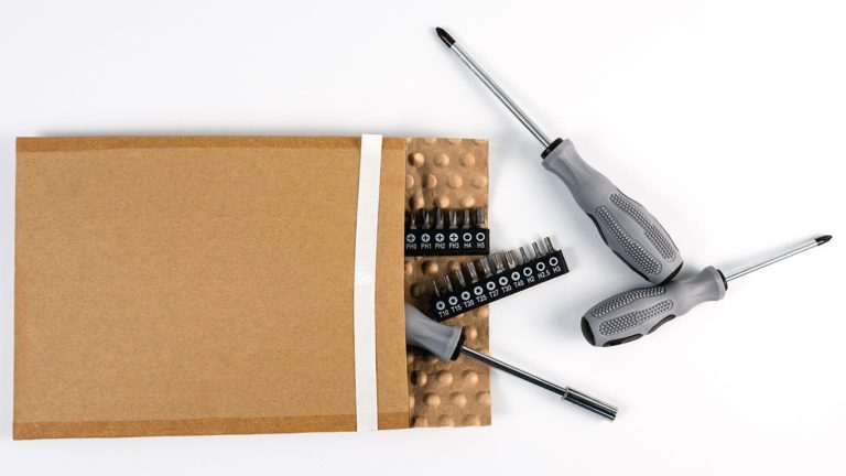 PapairBag – mit Klebestreifen – der Luftpolsterbeutel aus Papier