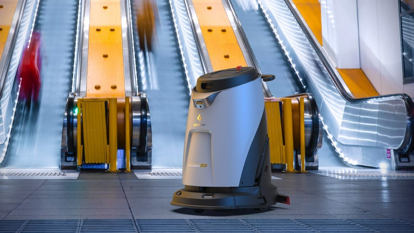 Ecobot Scrubber 50 – KI-gesteuerter Schrubbroboter für große Flächen