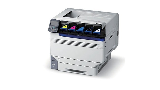 Colored direct printing on stand-up pouches with OKI PRO9542