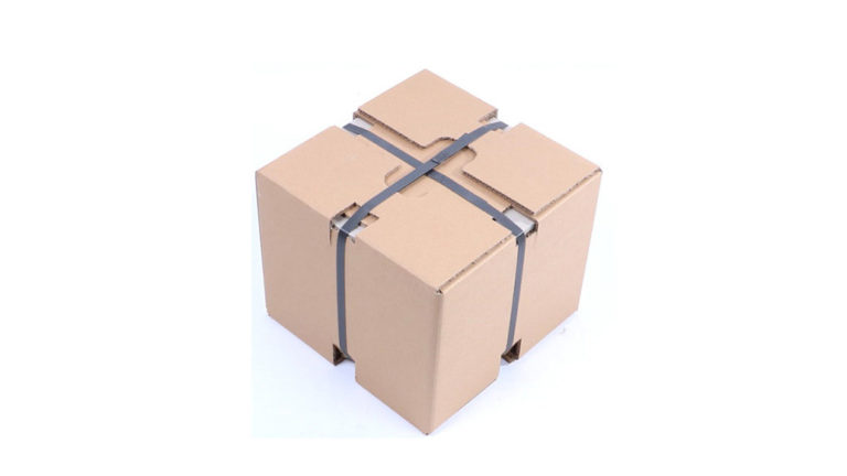 Eimerschutzverpackung. Für den sicheren Paketversand einzelner Eimer.