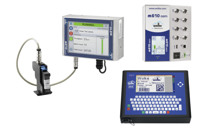 Videojet® Wolke m610® touch, m610® advanced and m610® oem Thermal Inkjet Printers