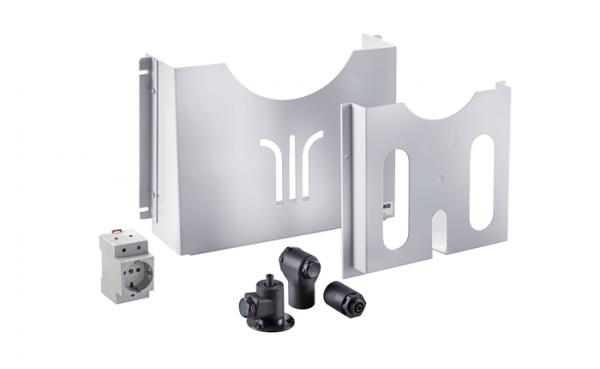 Accessories  Document pockets, ground straps and plug sockets are just a few of the practical accessories available for switchgear cabinets.