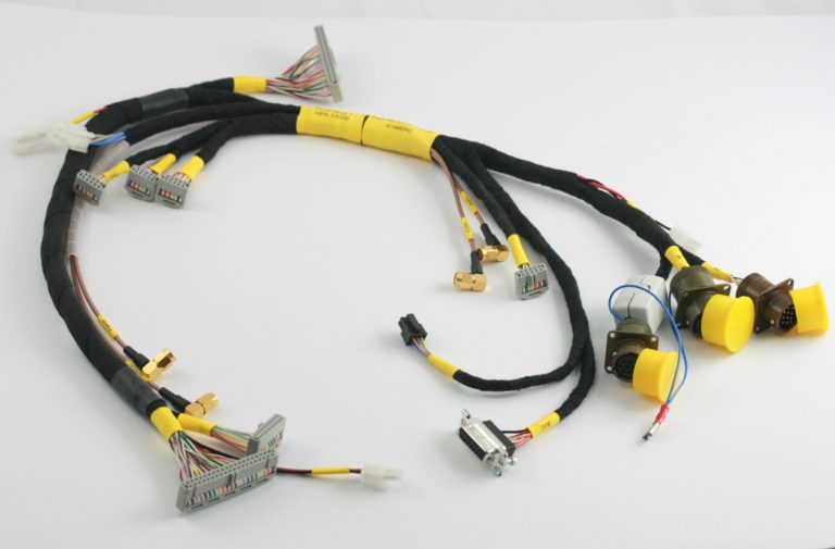 Assembly of cable harnesses