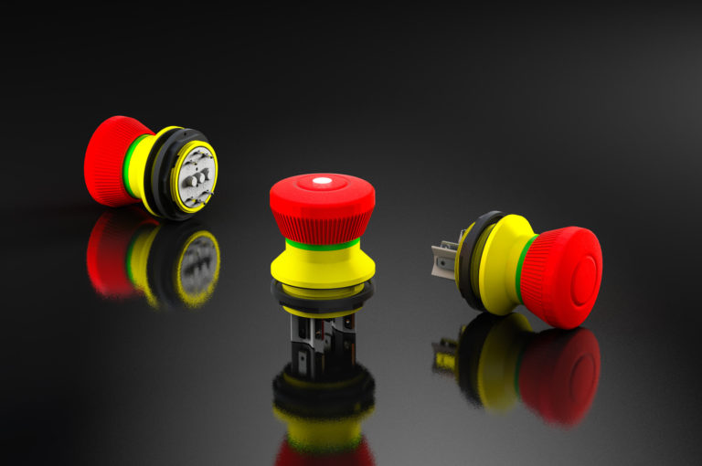 Emergency-stops with pull release FRPVK