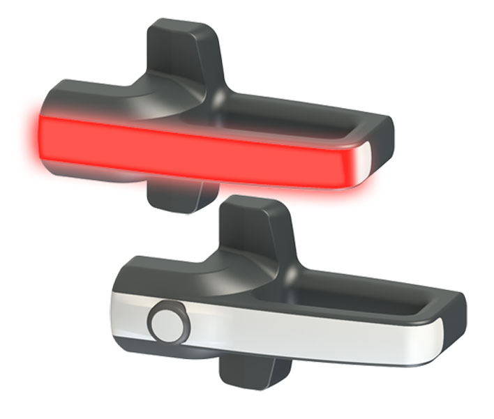 New safety handles P-KUBE Krome series