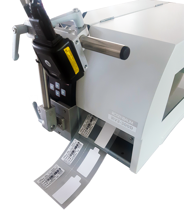 Barcode-Prüfeinheit für RV2-Drucksysteme