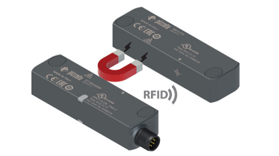 RFID-Sicherheits-Sensoren mit Magnetkraft-basierter Zuhaltung Serie ST H