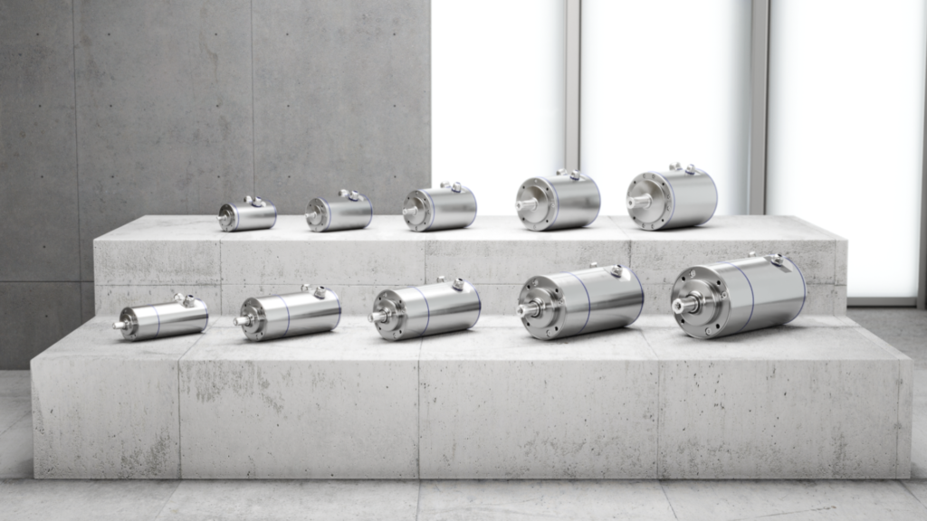 Stainless steel servo gearmotors from the PSH..CM2H.. series