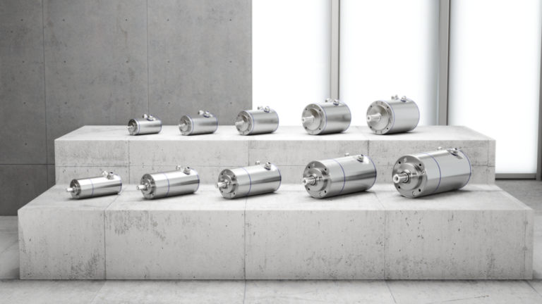 Stainless steel servo gearmotors from the PSH..CM2H.. series