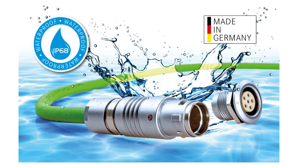 Produkt des Jahres 2021 – wasserdichter Push-Pull Rundsteckverbinder in Schutzart IP68