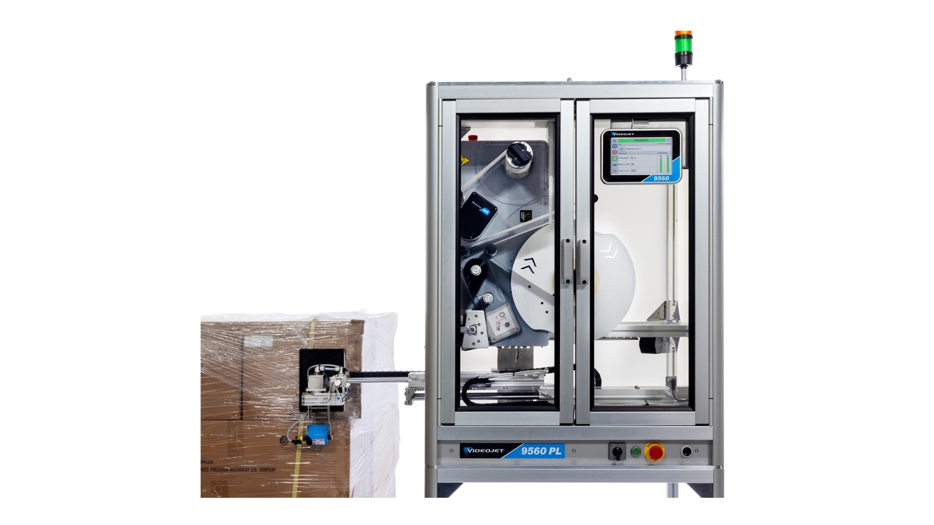 Videojet 9560 Palettenetikettierer