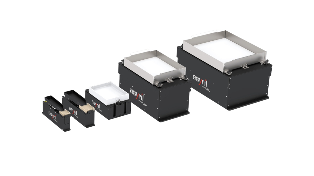 Complete range of Asyril flexible feeders