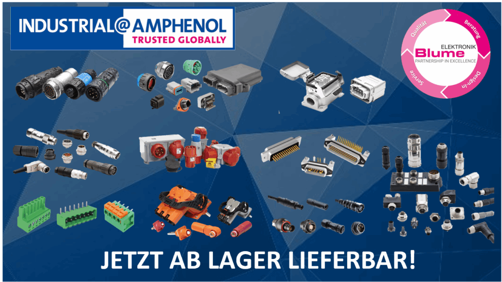 AVAILABLE FROM STOCK: Amphenol Industrial Connectors
