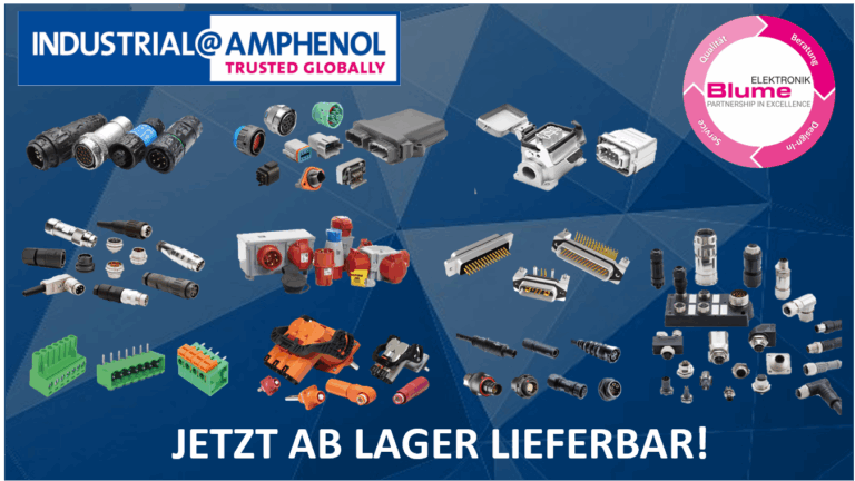 AVAILABLE FROM STOCK: Amphenol Industrial Connectors