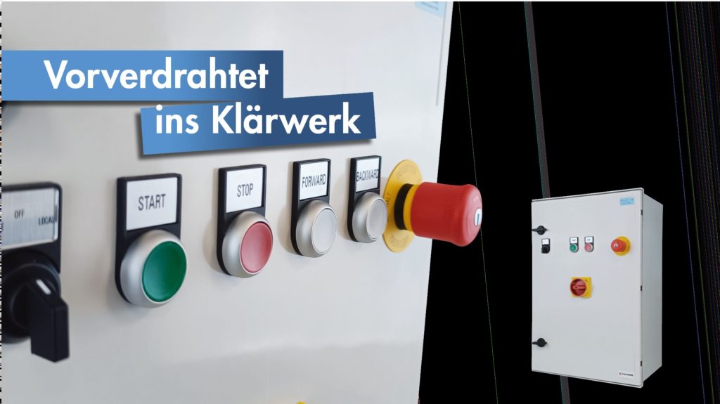 Minischaltschränke im Klärwerk (Kraus & Naimer Projektlösungen)