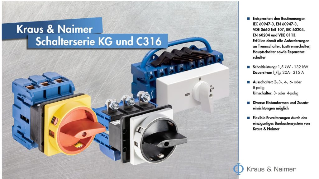 K&N Schalterreihe KG/C316