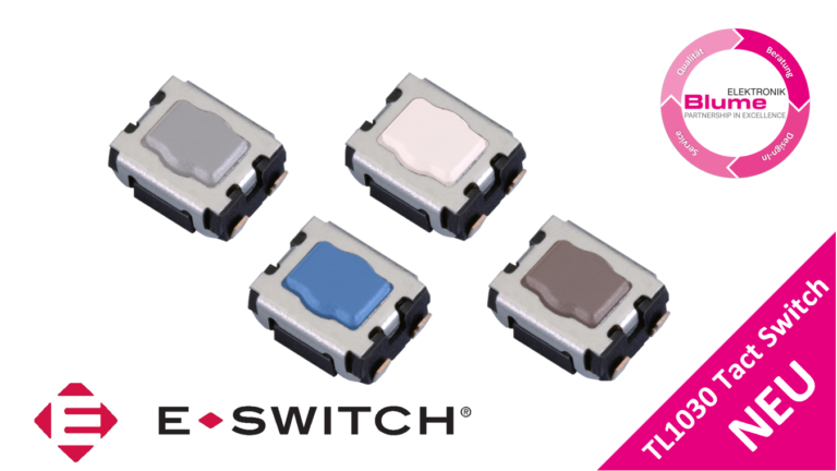 Blume Elektronik Distribution GmbH: NEW E-Switch TL1030 series